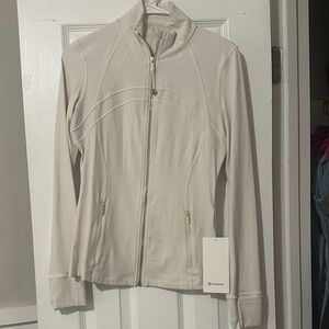 lululemon athletica Women's Off-White Utility Jacket GOLD ZIPPER